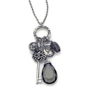 Lia Sophia Multi-strand Vintage Key REACH necklace